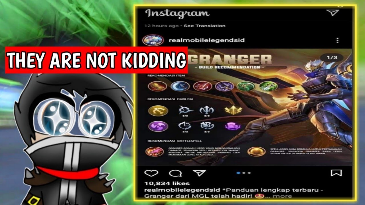 Wow! I Tried Moonton Recommended Build For Granger And This Happened! AkoBida Best Build 2021 MLBB