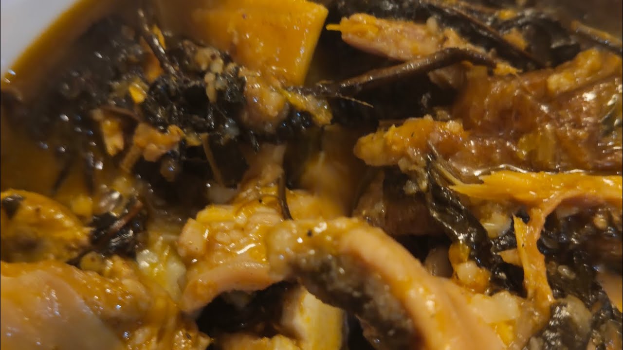Bitter leaf soup 