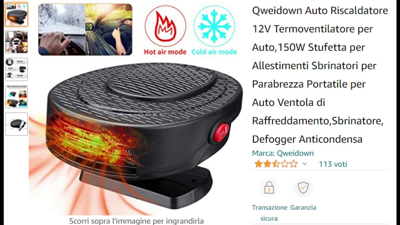 Riscaldamento 12 volt auto/moto #piaggio #ape50  #Qweidown ECONOMICO