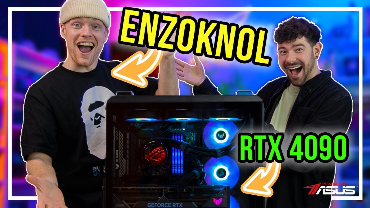 ENZO KNOL zijn Powered By ASUS Game PC Bouwen! 😱