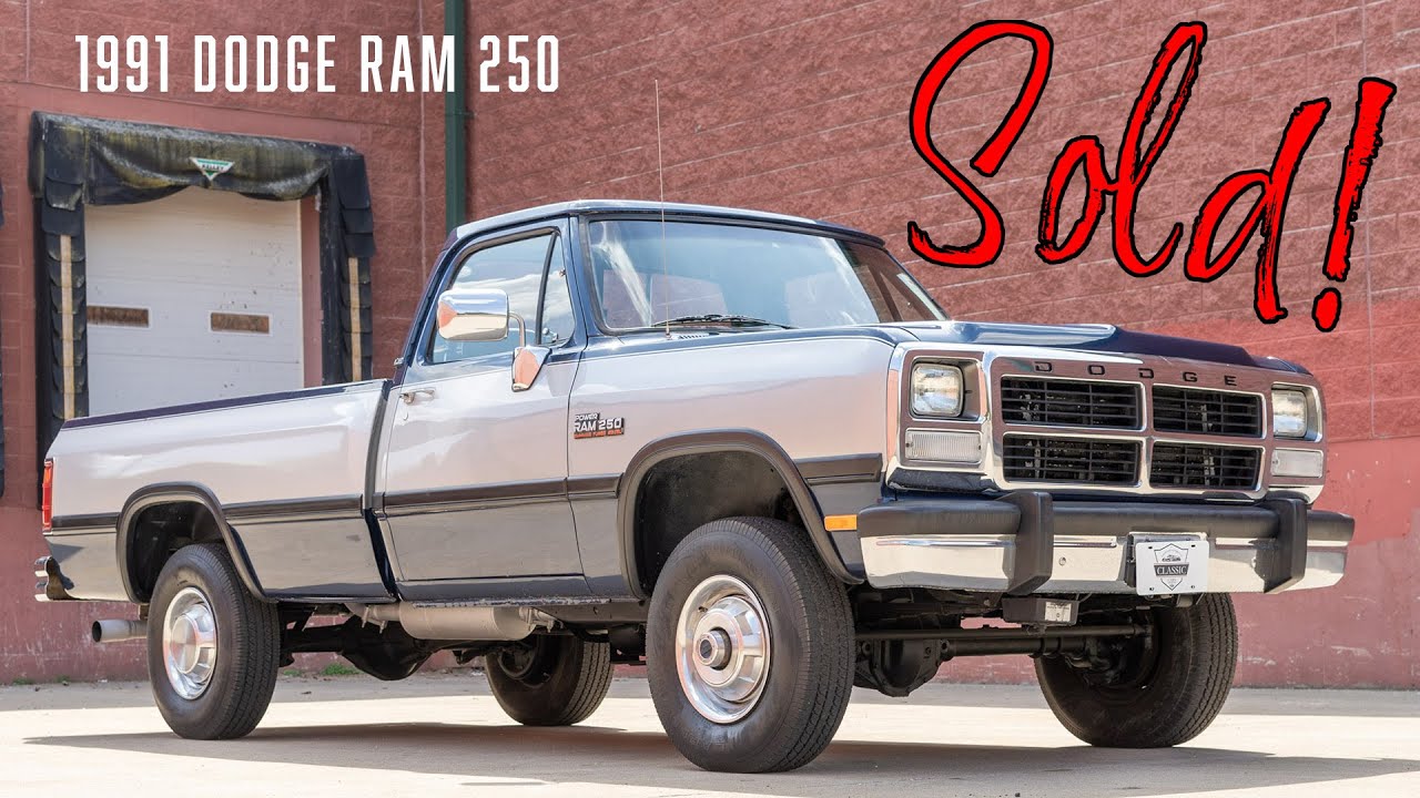4x4 1991 Dodge Ram 250 Cummins Turbo Diesel