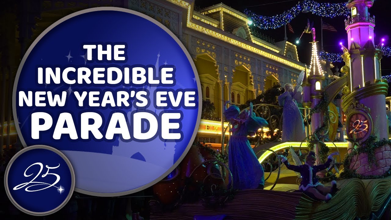 The Incredible New Year's Eve Parade at Disneyland Paris [4K] - 31/12/2017