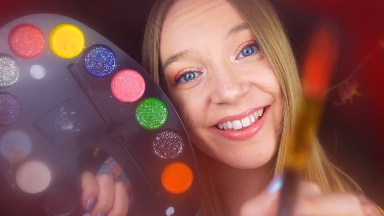 ASMR Painting the Camera Lens (Whispered, Personal Attention)