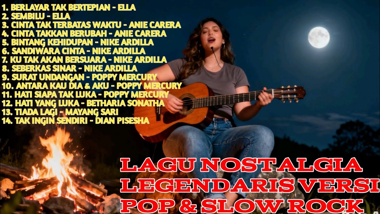 Lagu Nge-Hits pada zaman nya | Paling Enak jadi temen ngopi dan bekerja | cover slow rock terbaik 