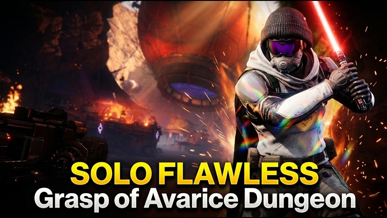Solo Flawless Grasp of Avarice Dungeon (one loadout) [Destiny 2 Monument of Triumph]