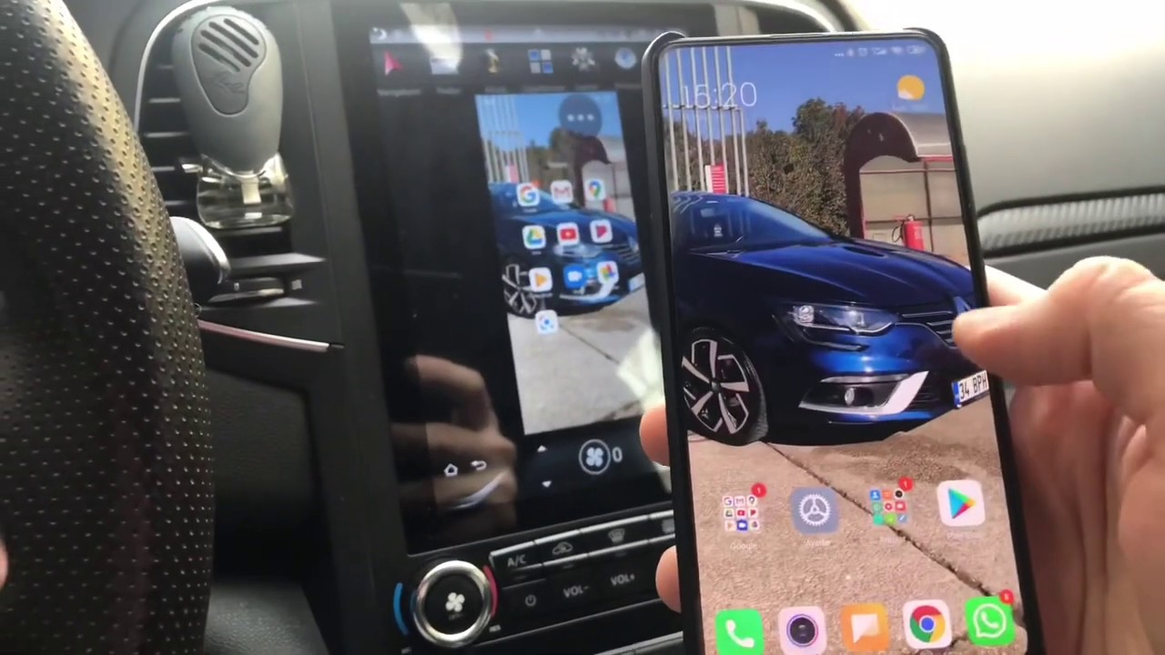 Megane 4 Necvox telefon yansıtma