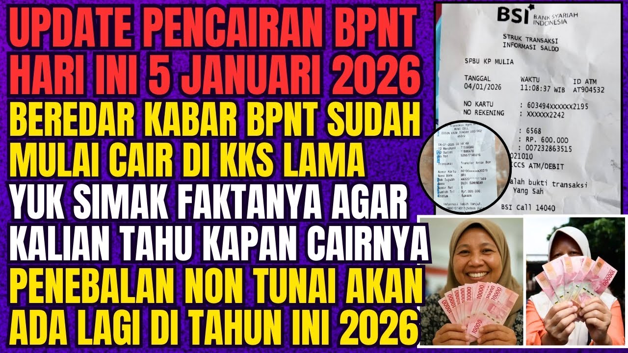 KABAR BPNT HARI INI, PENEBALAN AKAN LANJUT DI TAHUN 2026