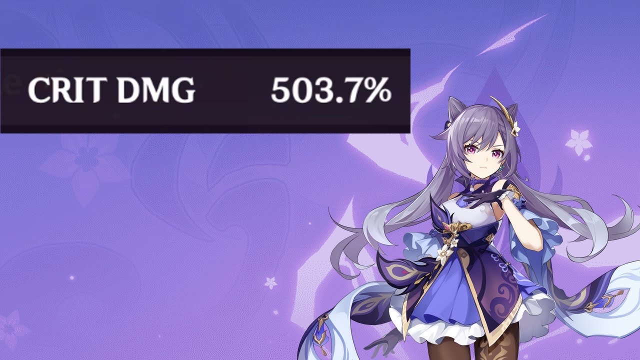 What 500% Crit Damage Keqing Looks Like