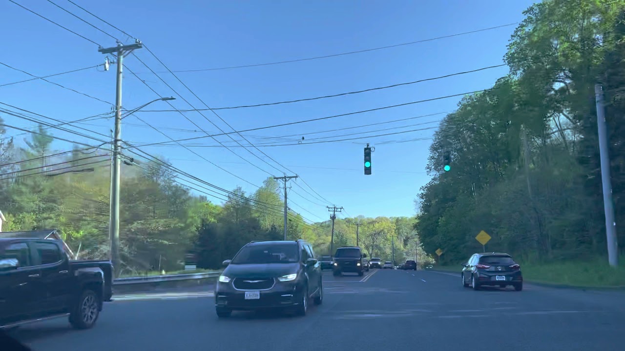 Driving in Wilton, Connecticut