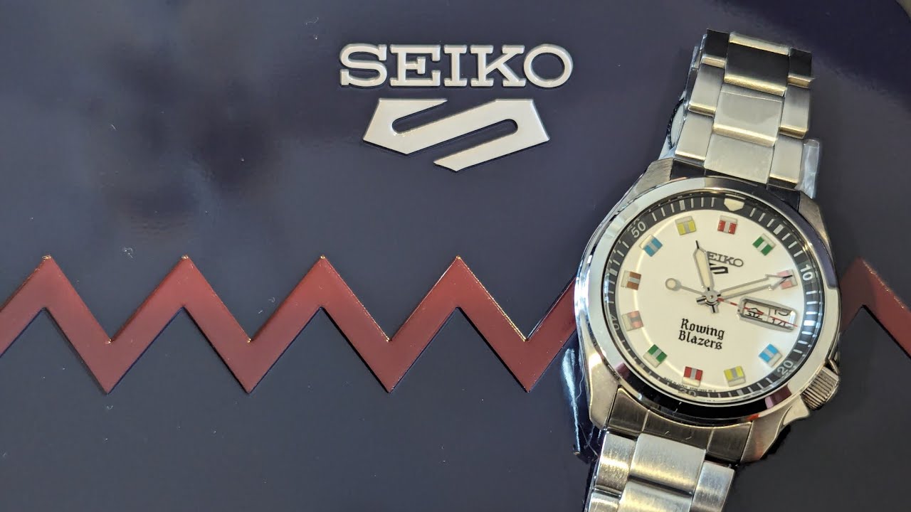 Rowing Blazers x Seiko, in white.
