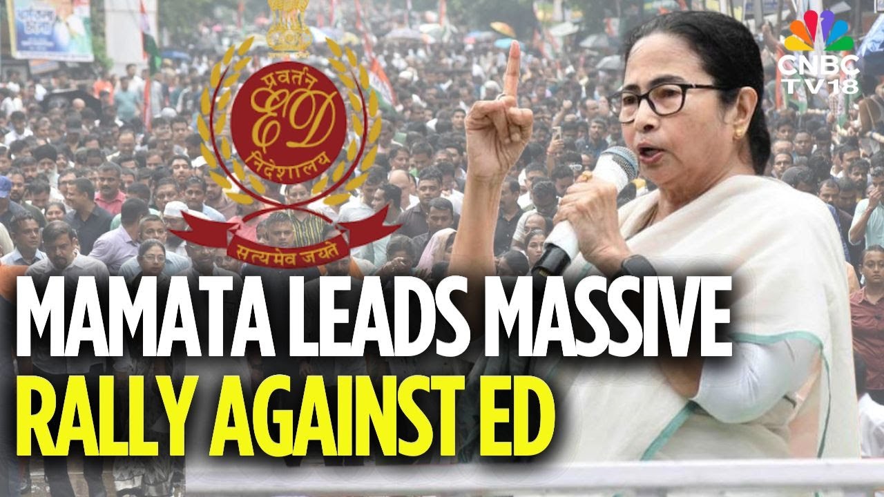 Premier Bengalu Zachodniego Mamata Banerjee przewodzi ogromnemu wiecowi przeciwko ED w Kalkucie |...