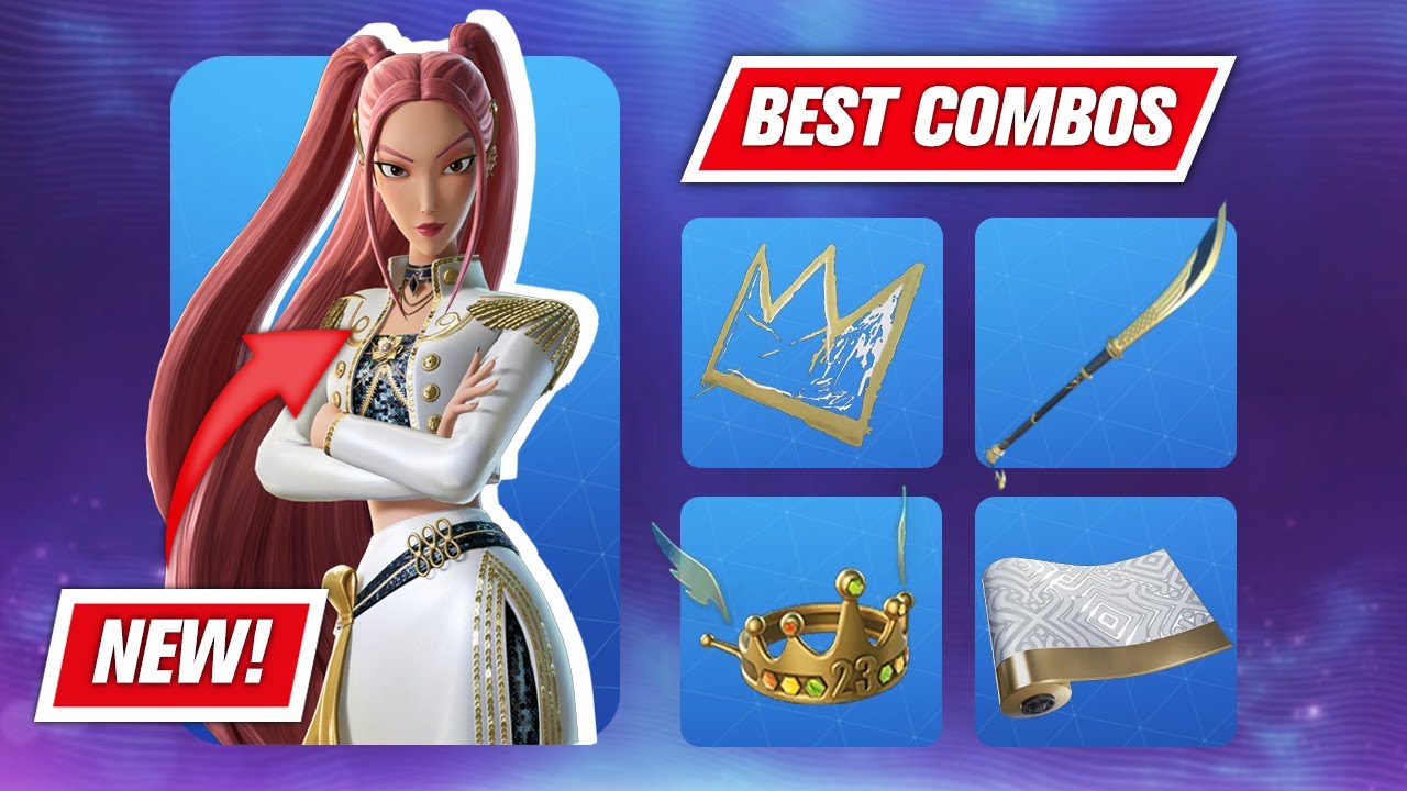 GOLDEN MIRA *BEST* COMBOS - Fortnite