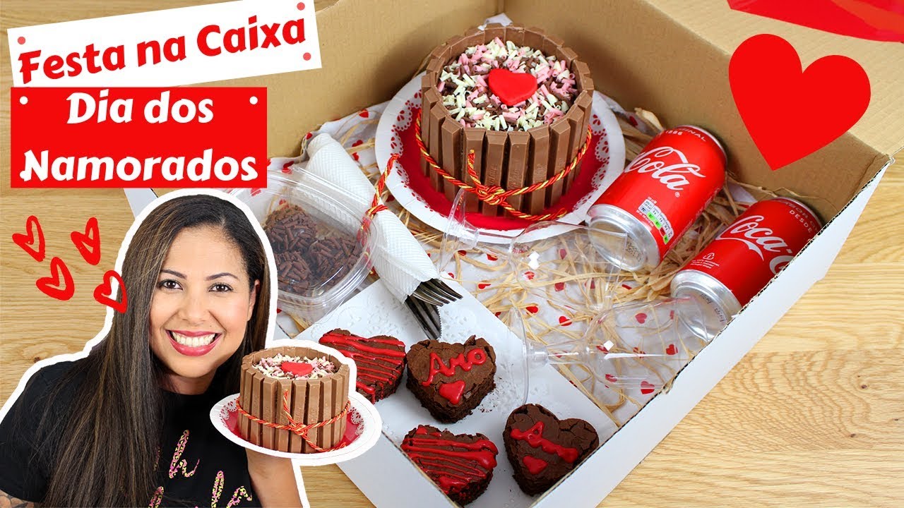 FESTA NA CAIXA ( DIA DOS NAMORADOS) FAÇA E VENDA | CAKEPEDIA