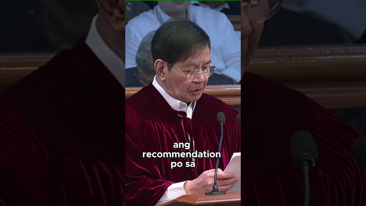 Senator Lacson, Sets the Record Straight on Perjury Charges