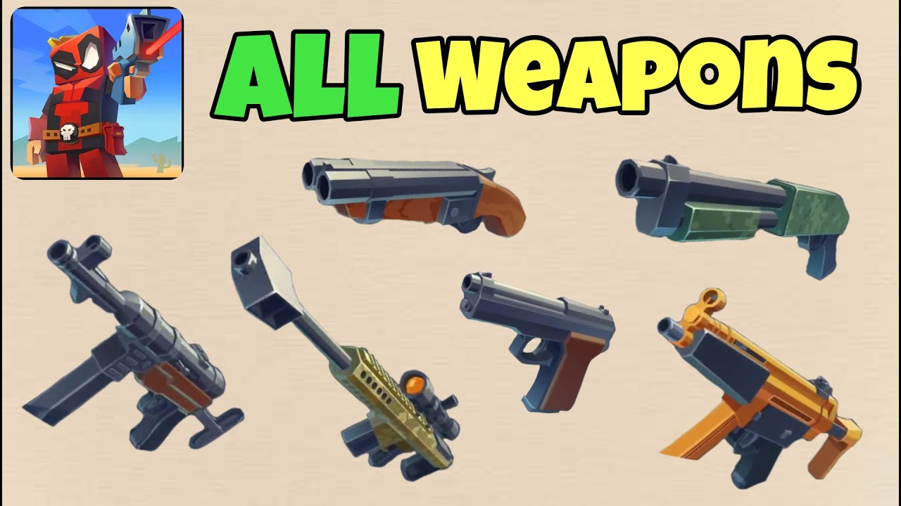 Pixel Combat: Zombie Strike - All Weapons Full Unlocked - Gameplay Walkthrough Part 4 (Android, iOS)