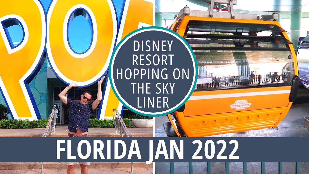 RESORT HOPPING ON THE SKYLINER | CARIBBEAN BEACH POP CENTURY ART OF ANIMATION | WALT DISNEY WORLD