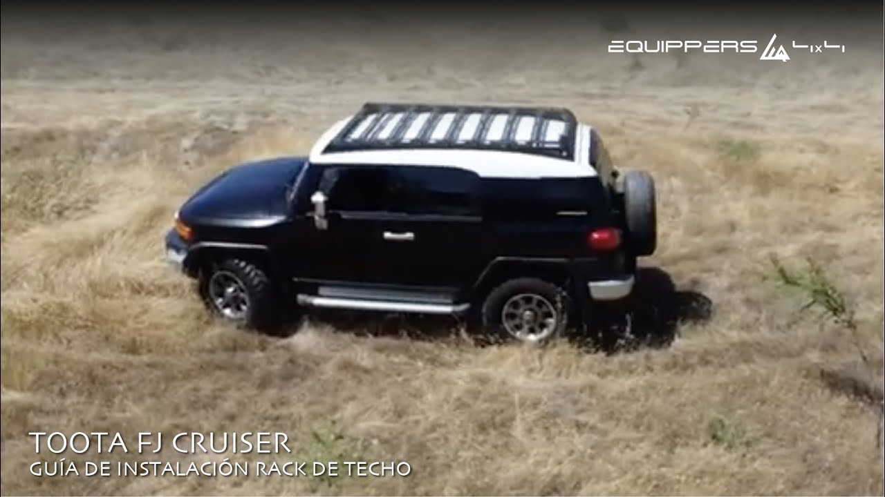 TOYOTA FJ CRUISER, guía de instalación rack de techo.