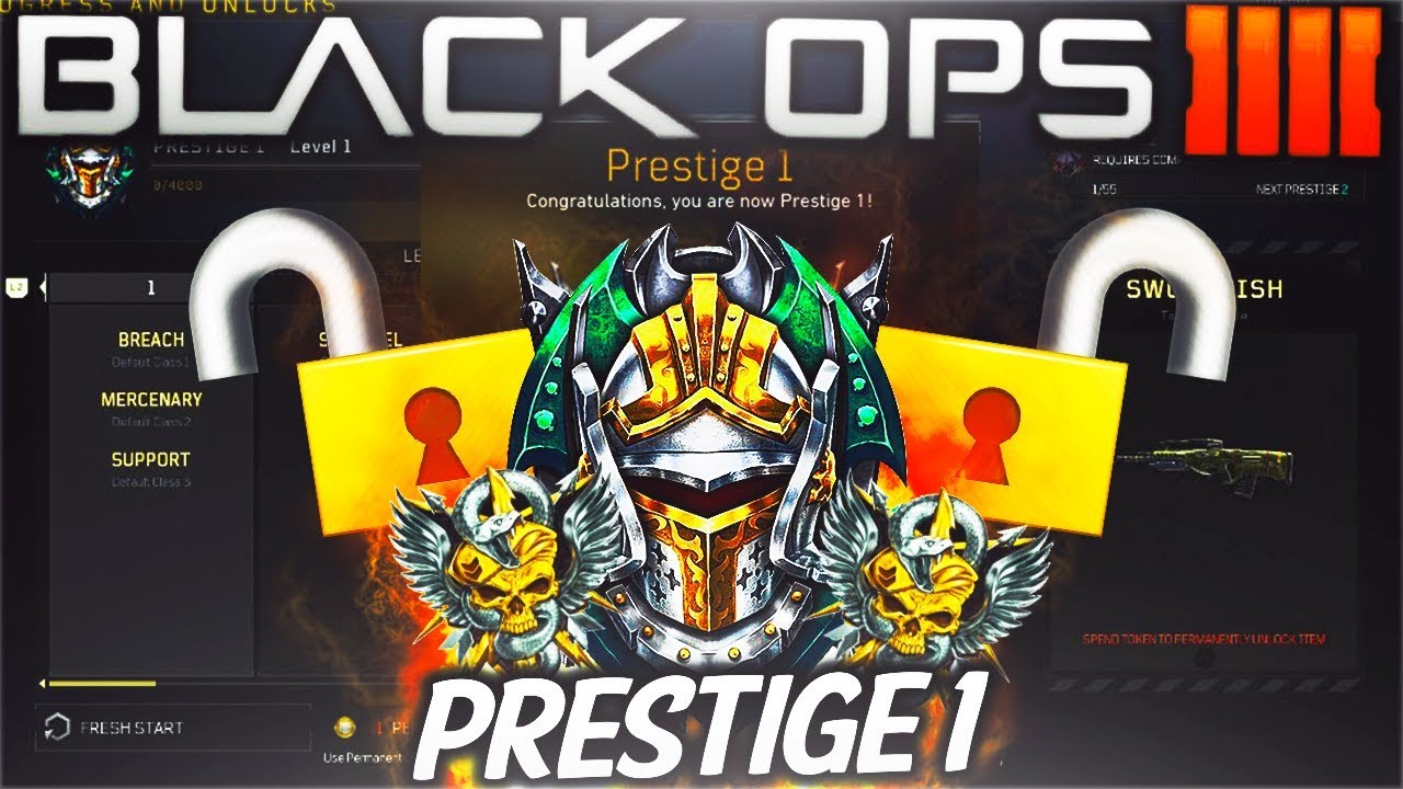 ENTERING PRESTIGE 1 IN BLACK OPS 4 - What Happens? (BO4 Multiplayer Prestige)