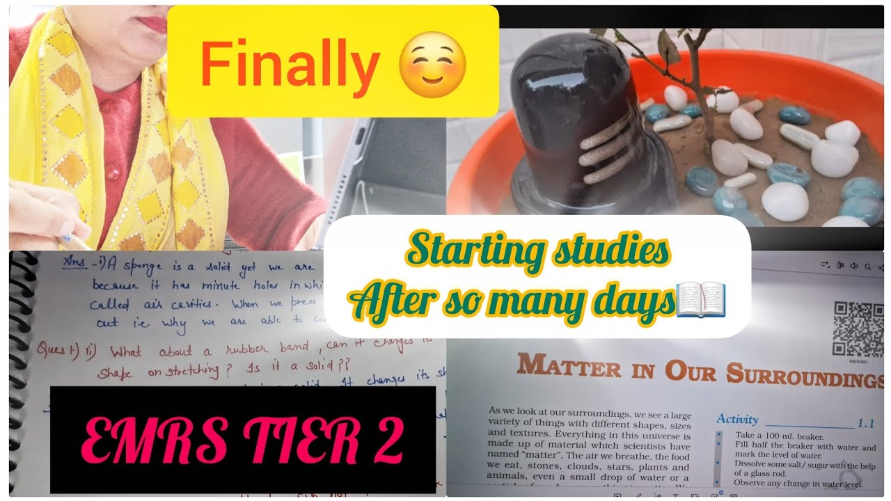 🤗☺️ Finally Starting EMRS TIER 2 preparation 📖📝|| TGT SCIENCE PREPARATION 👩‍🏫👩