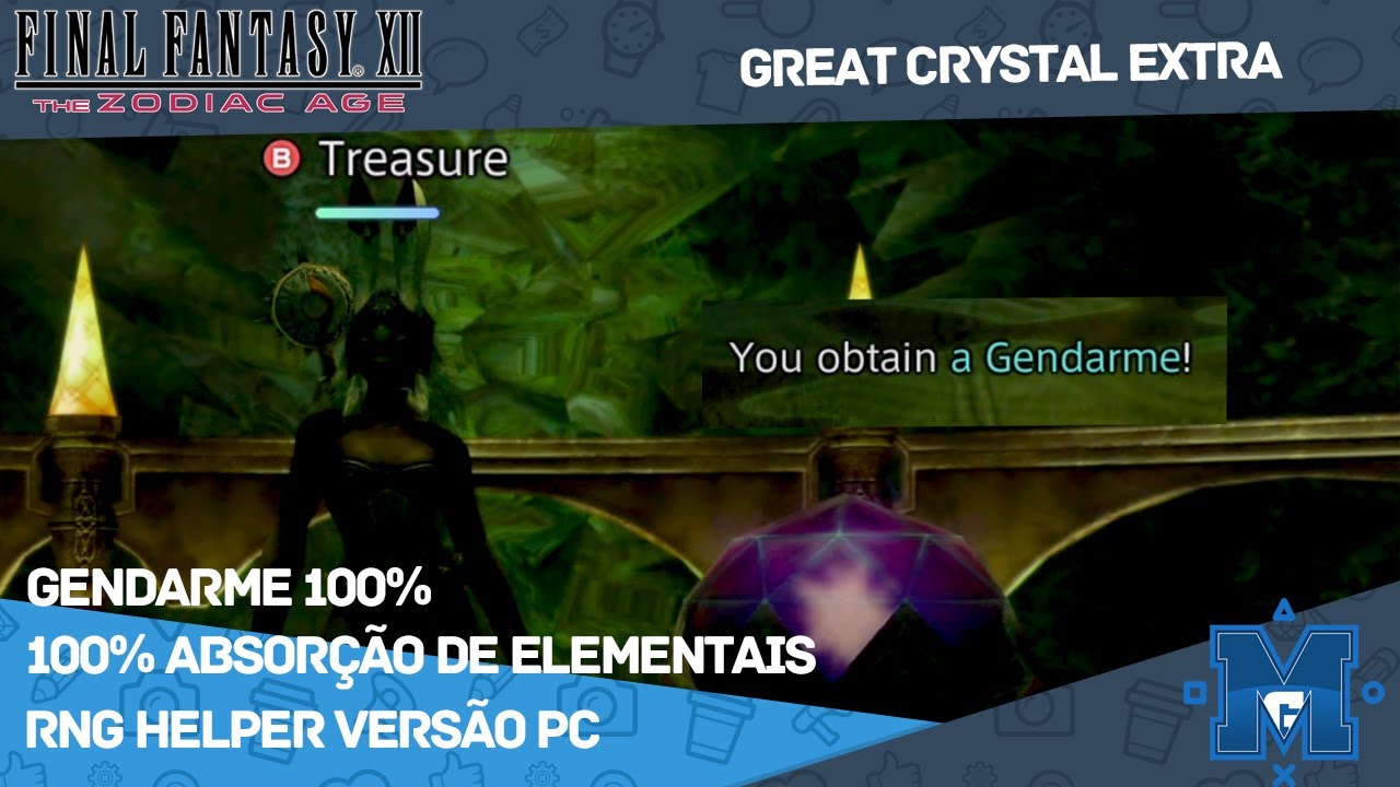 Final Fantasy XII TZA: Gendarme 100% PC RNG Helper