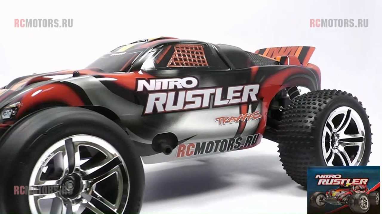 Видео-обзор модели Traxxas Nitro Rustler от RCMOTORS.RU