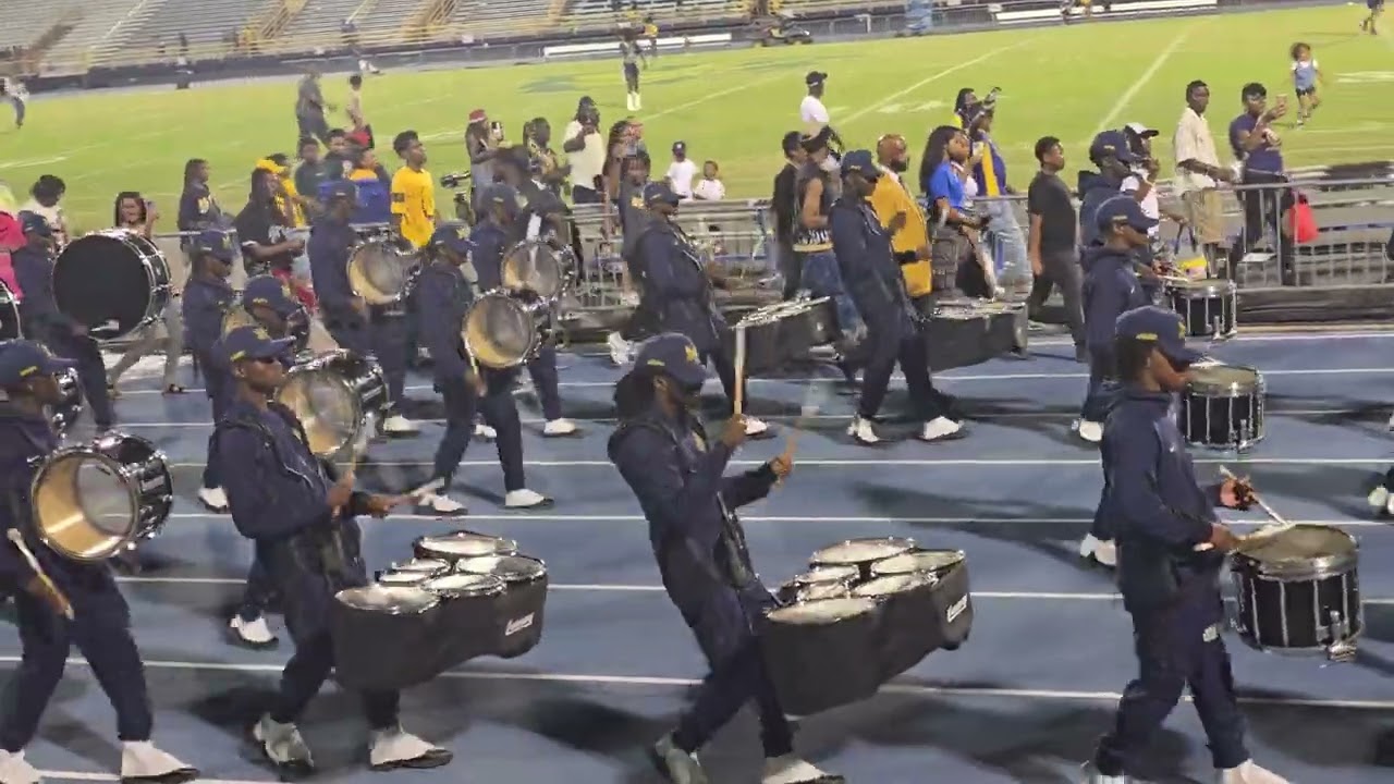 NC A&T State University Marching Band (BGMM) leaving the stadium 9/20/25