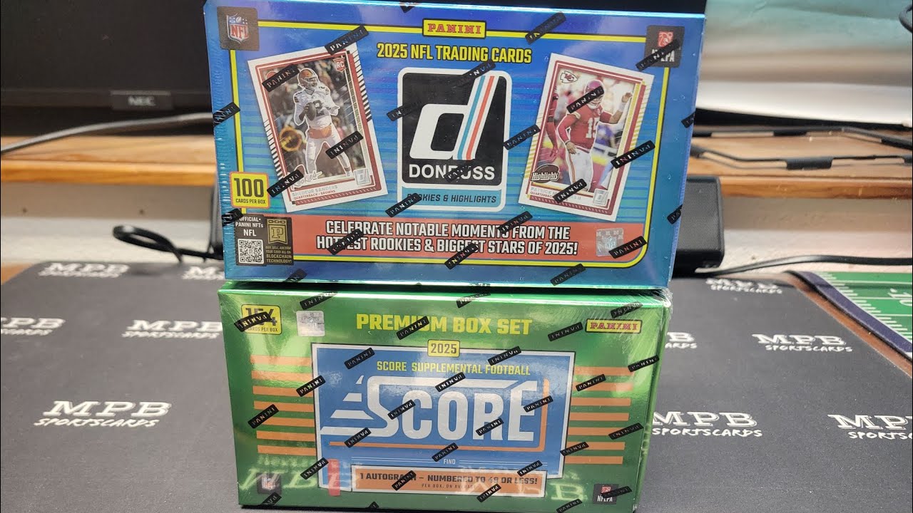 2025 Donruss Rookies and Highlights vs 2025 Score Premium box. Uptowns vs auto! 