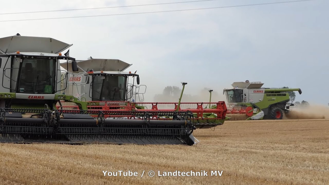 Claas-Fendt-John Deere-+++ / Getreideernte - Grain Harvest  2019