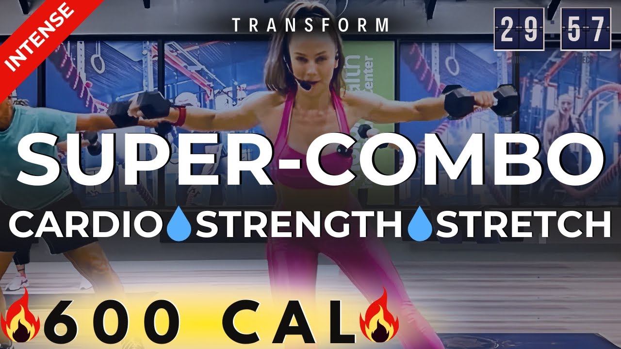 60-MIN SUPER-COBO WORKOUT (TABATA) / Cardio + Weights, Fast Weight Loss, Toning, Abs, Belly Fat Burn