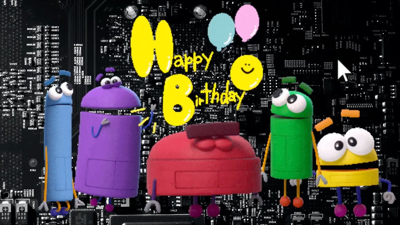 Happy Birthday Song, Banners and Decors - Ask the Storybots Theme