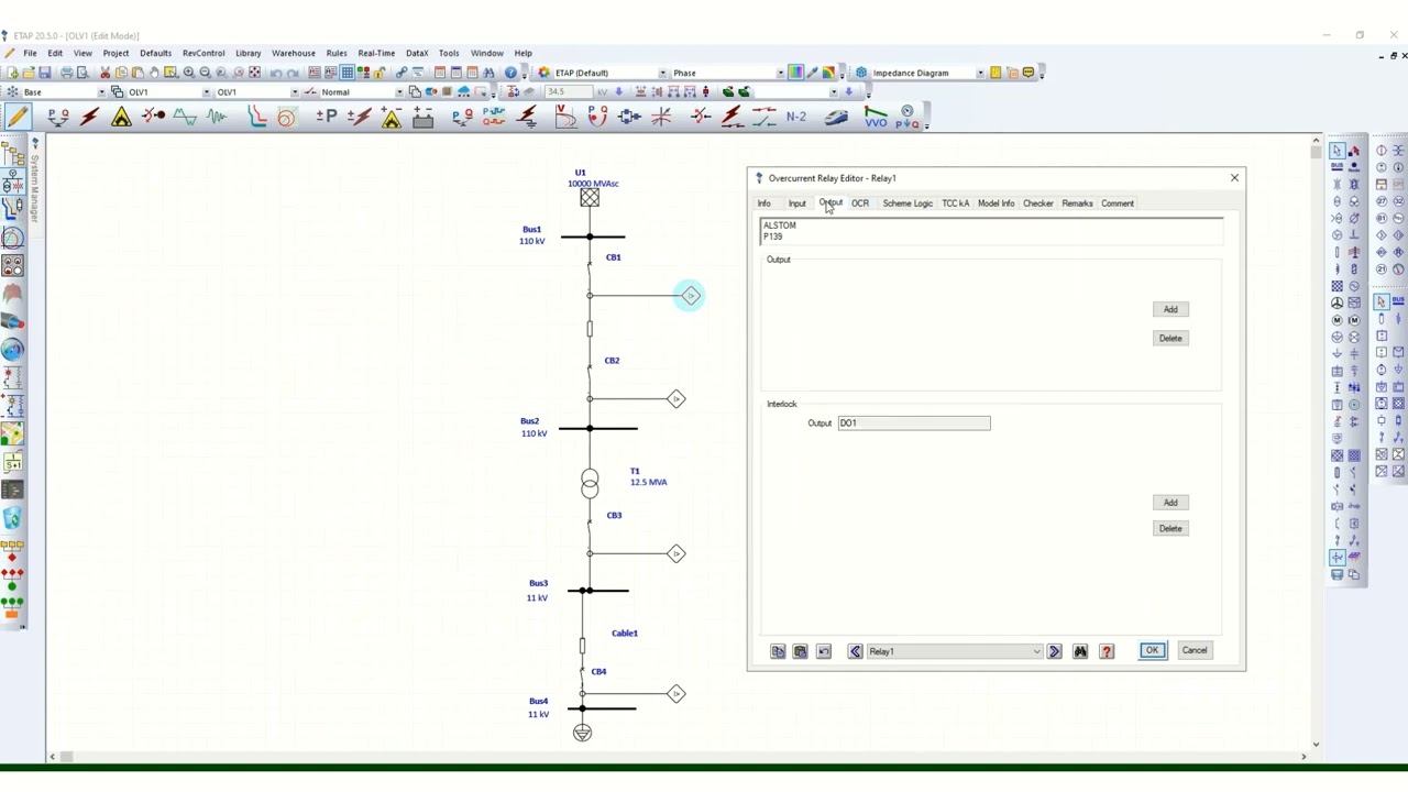 Protection & Relay Coordination ETAP Study (Part 1)