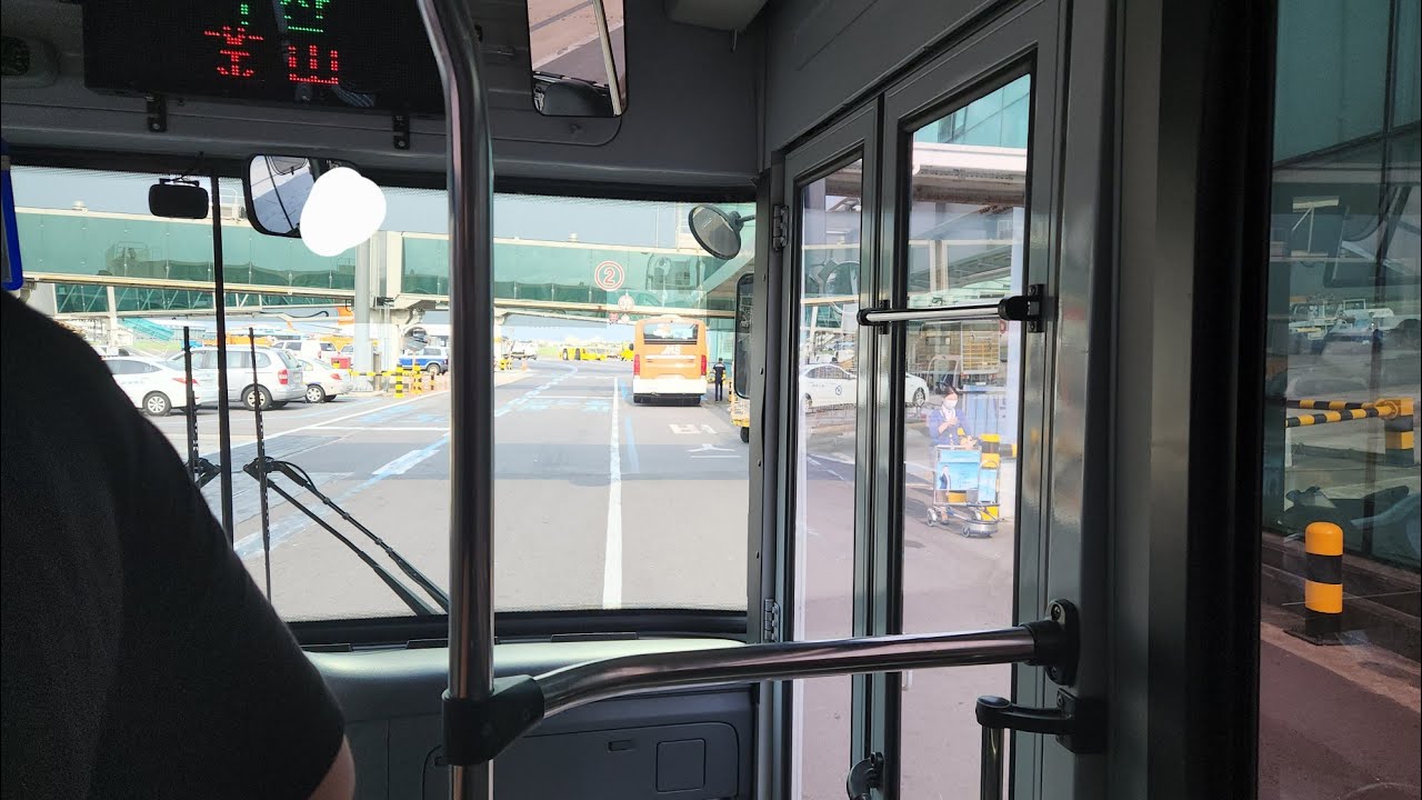 제주국제공항 NEW BS110 램프버스 주행영상