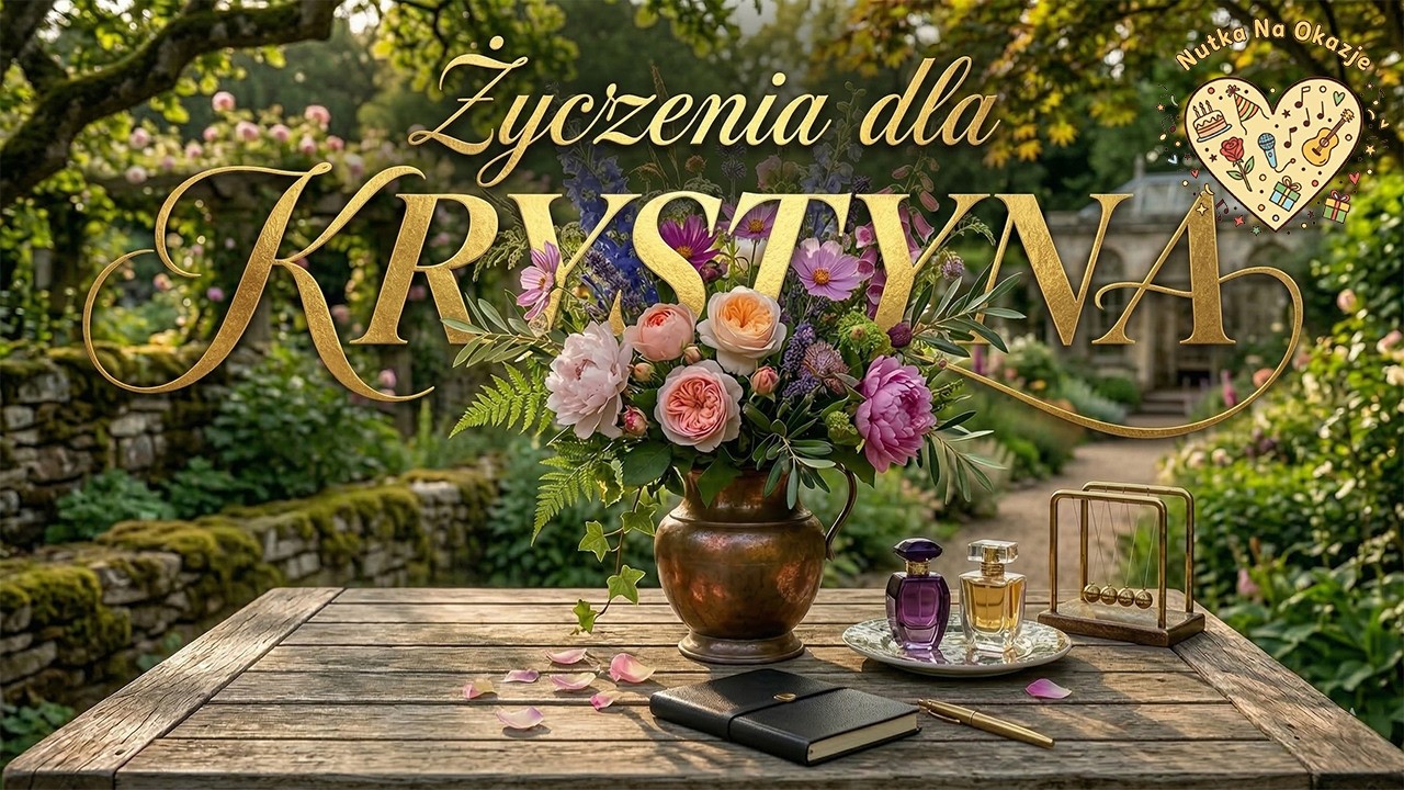 Życzenia dla KRYSI KRYŚKI KRYSTYNY 💐 Piosenka z życzeniami na Imieniny i Urodziny dla KRYSTYNY