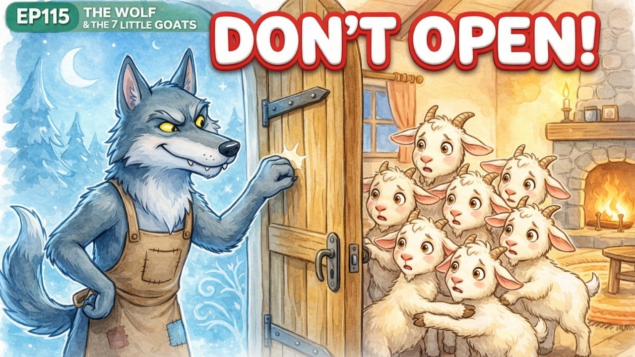 Reading Report｜The Wolf and the Seven Little Goats｜Bilingual Story｜StoryTime Kids ｜EP115