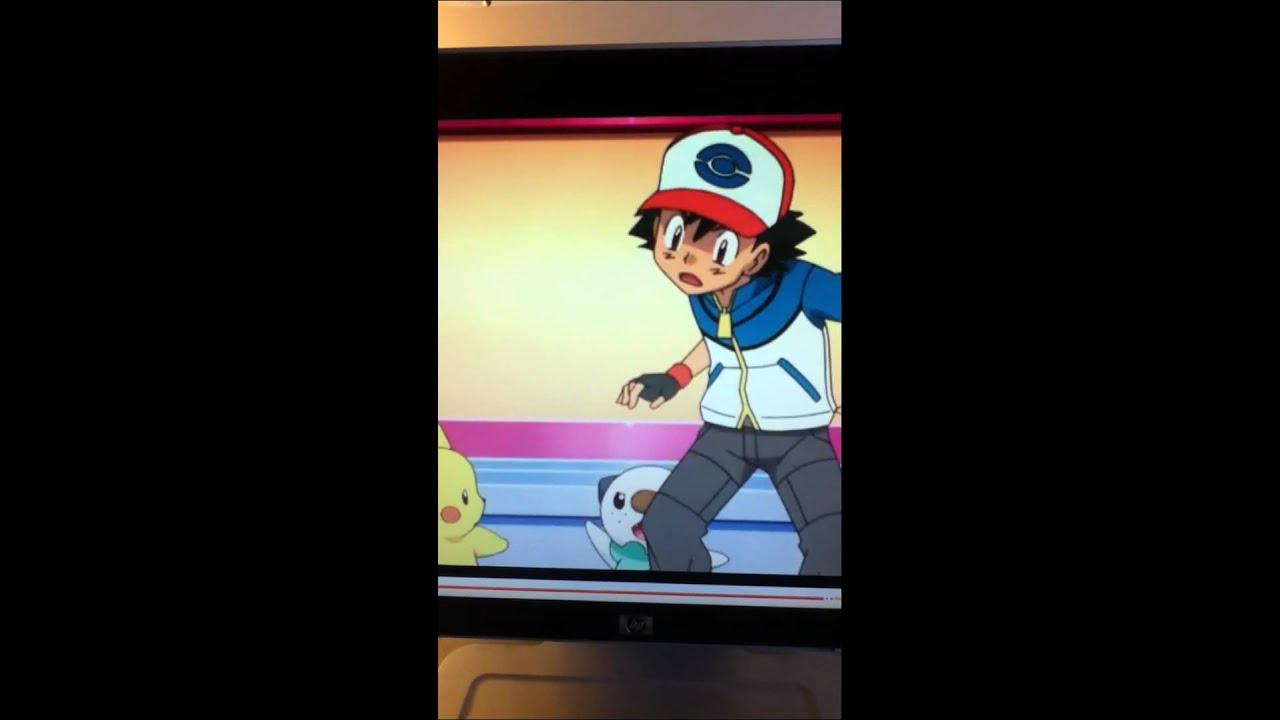Oshawott is scared of Cilan's Pansage