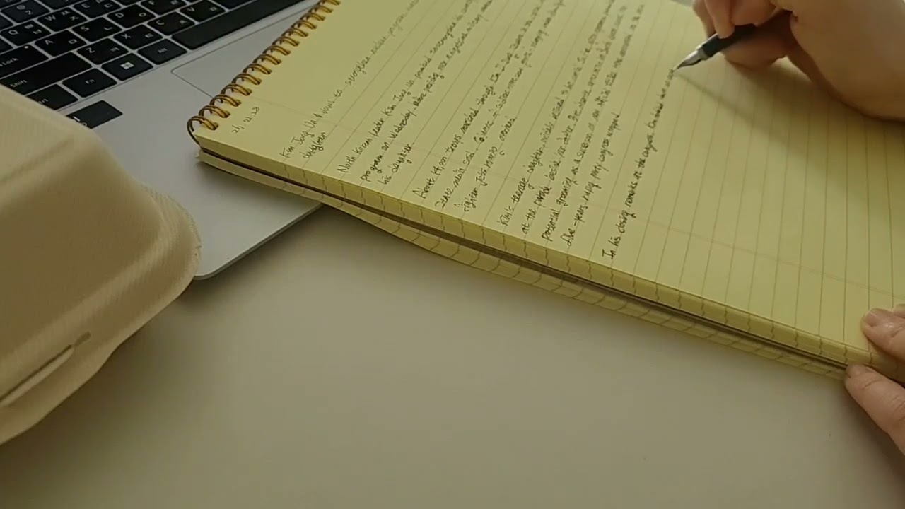 260228 CNN 만년필 영어필사 461일차 | English Handwriting ASMR | Writing Sounds (No Talking) (잉크이슈...)