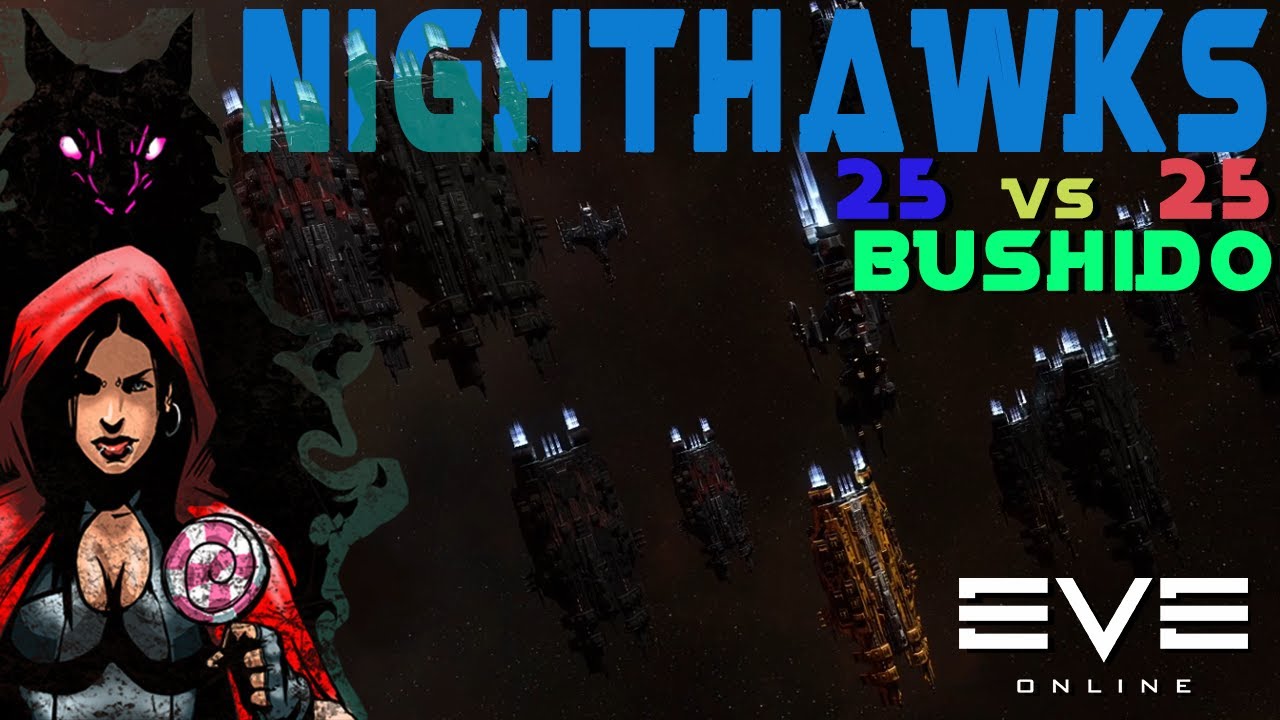 [EVE Online PVP] Nighthawks vs Nighthawks, Who Wins? | Wormhole Bushido | Wolves Amongst Strangers