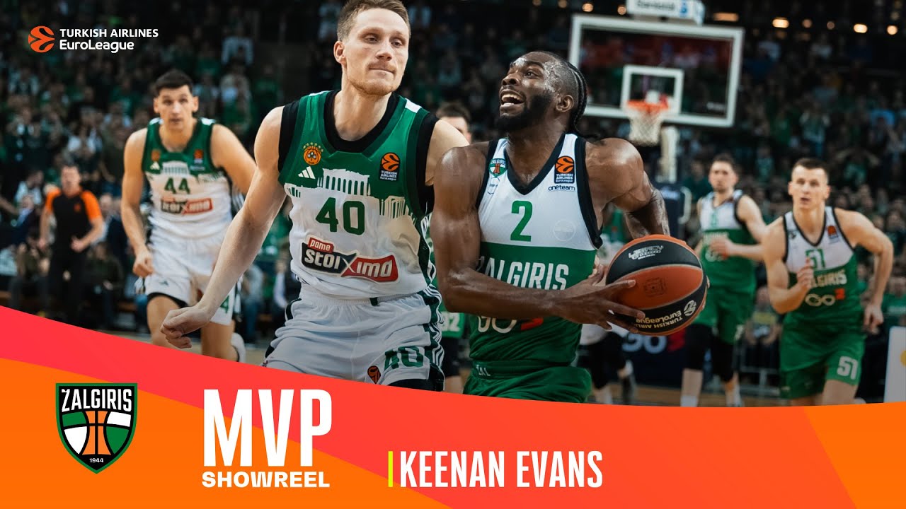 Keenan Evans | MVP Showreel | Round 25 | 2023-24 Turkish Airlines EuroLeague