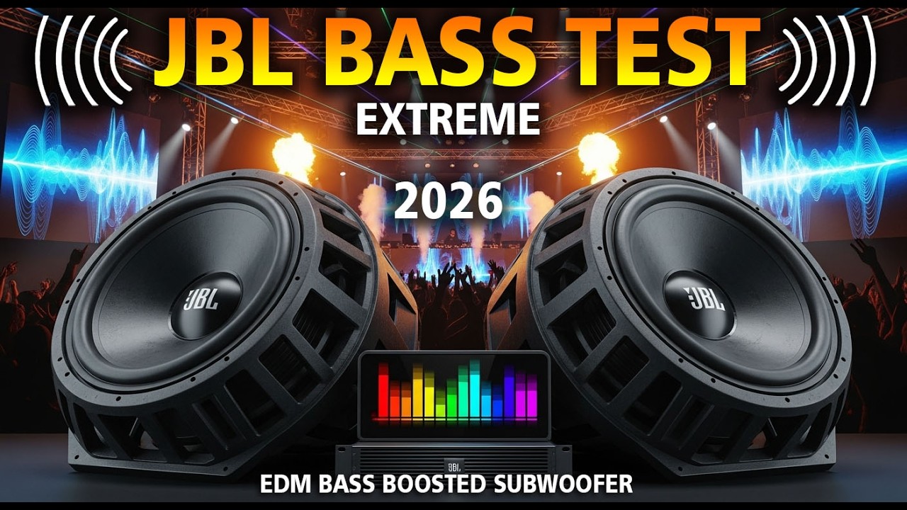 🚨 DO NOT PLAY THIS BASS ON WEAK SPEAKERS 🔊 JBL EXTREME BASS TEST | EDM BASS BOOSTED SUBWOOFER