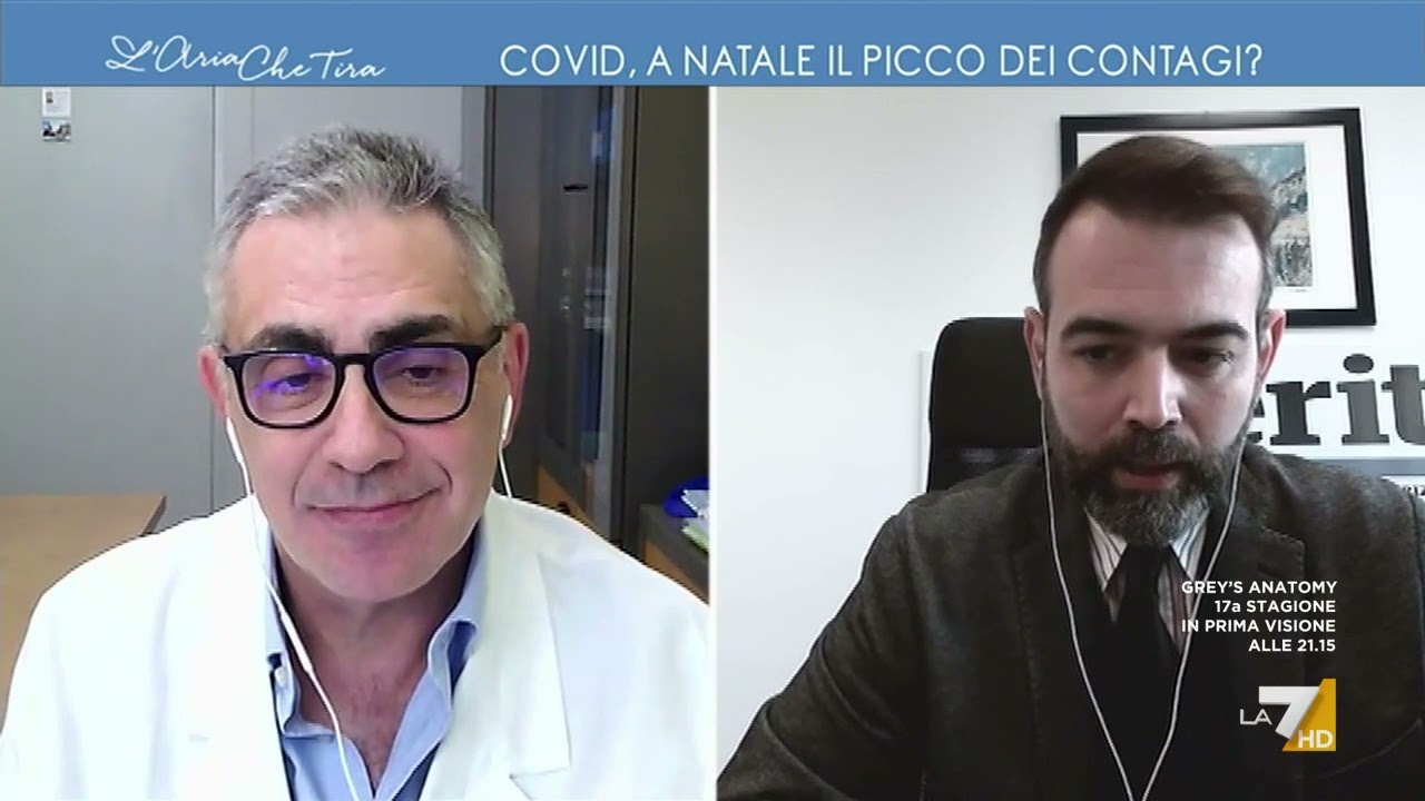 Il virologo Fabrizio Pregliasco contro Francesco Borgonovo: 