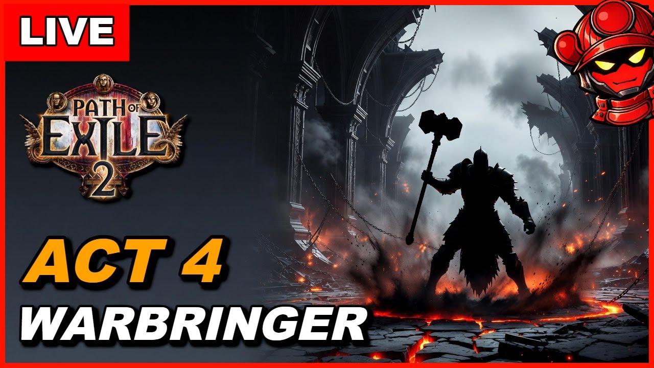 🔴LIVE: PoE2 Boneshatter Warbringer (Act 4) | Route + Gear Check