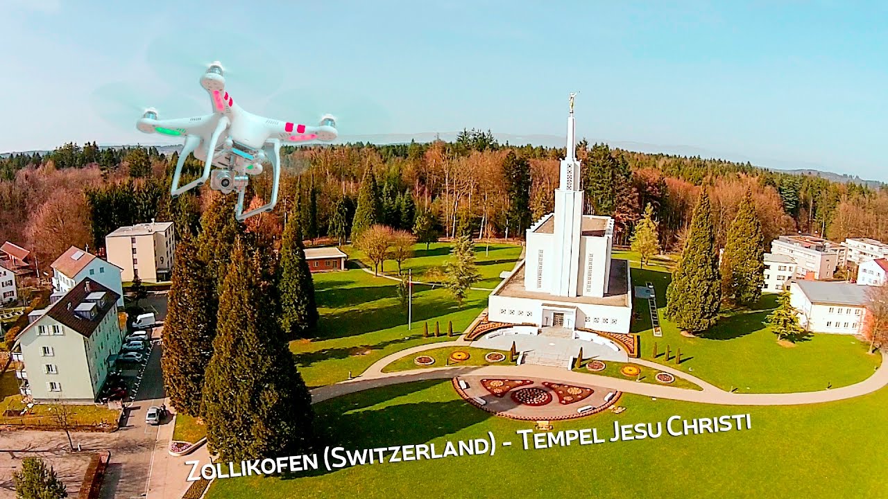 Zollikofen (Switzerland) - Kirche Jesu Christi - Drone video - Phantom 2 vision plus