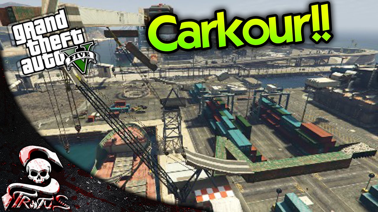 GTA 5 | CARKOUR!! QUE FUMADA DE CARRERA - GTA V CARRERA DE LA MUERTE #372 | XxStratusxX