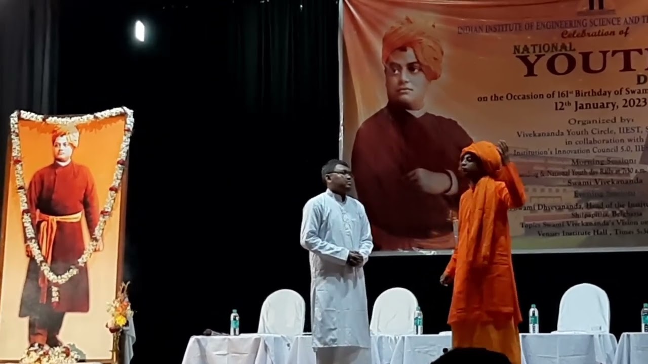 VYC Vivekananda Youth Circle IIEST Shibpur. National Youth Day 12 Jan 2023