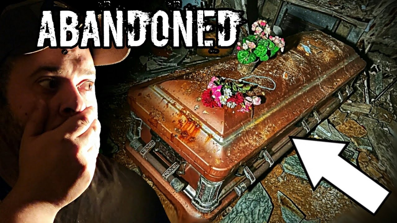 HUMAN REMAINS LEFT HERE (TERRIFYING ABANDONED MAUSOLEUM)