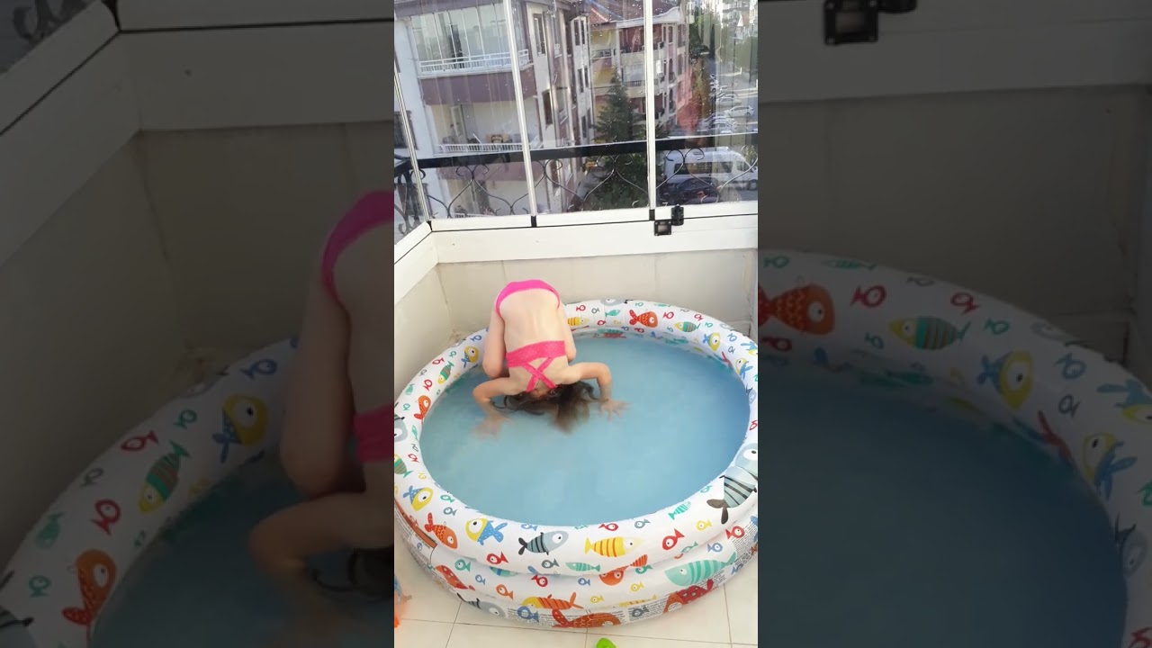 havuzta takla 😍❤️🍭💞👍 #shorts #keşfet #havuz