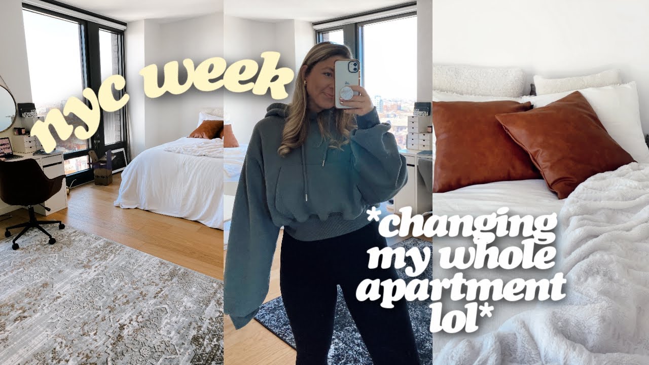week in my life in nyc: BIG apt decor updates, Buying a couch, & Basically changing everything lol