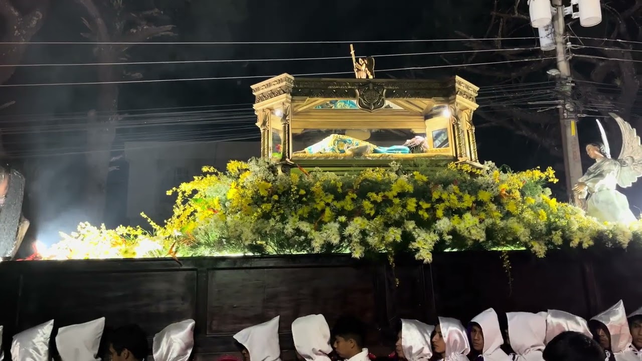 PROCESIÓN SEÑOR SEPULTADO CRISTO YACENTE DE LA EXALTACIÓN DEL CALVARIO DE COBÁN A.V. PT 1 2024