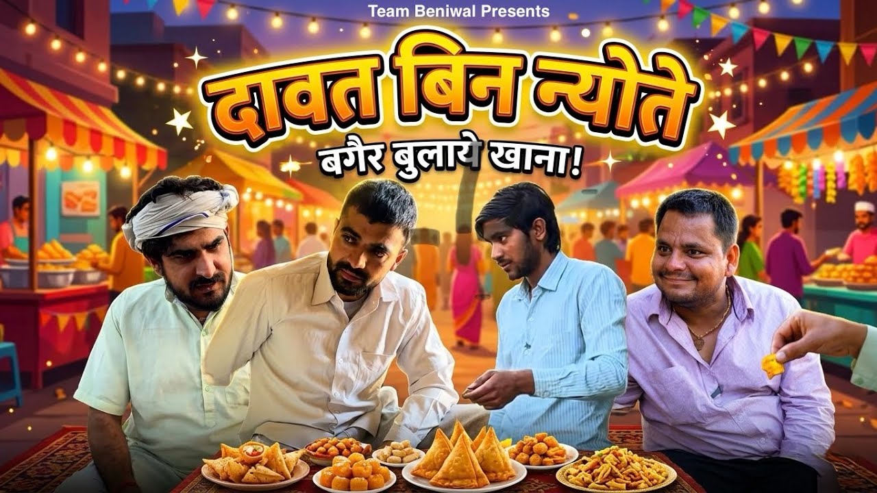 DHEERU KI BINA NYOTE DAWAT | Team Beniwal | Dheeru Beniwal | Chacha Bhatije Comedy