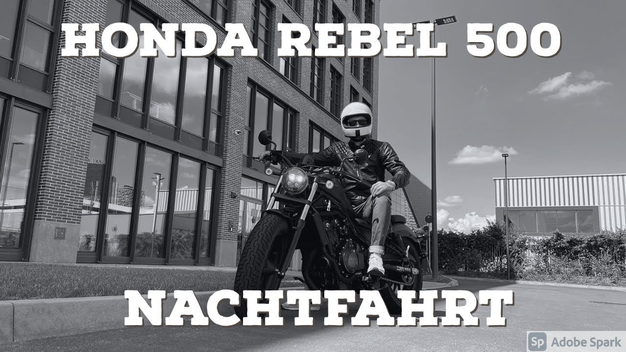 Nachtfahrt / Honda Rebel 500